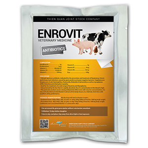 ENROVIT - Animals Antibiotic- veterinary medicine for cattle made in Viet Nam