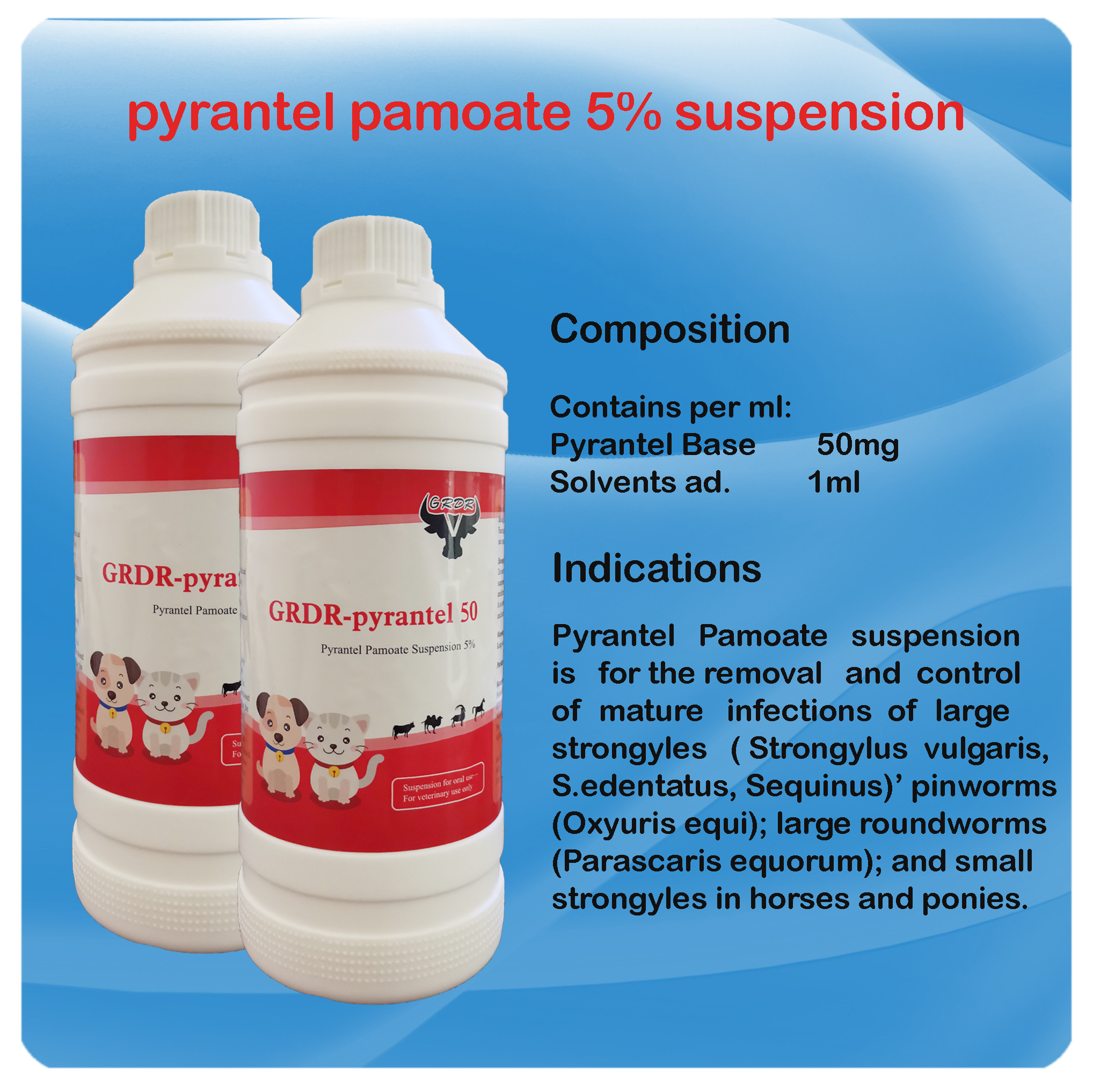 dog dewormer suspension pyrantel pamoate oral liquid 
