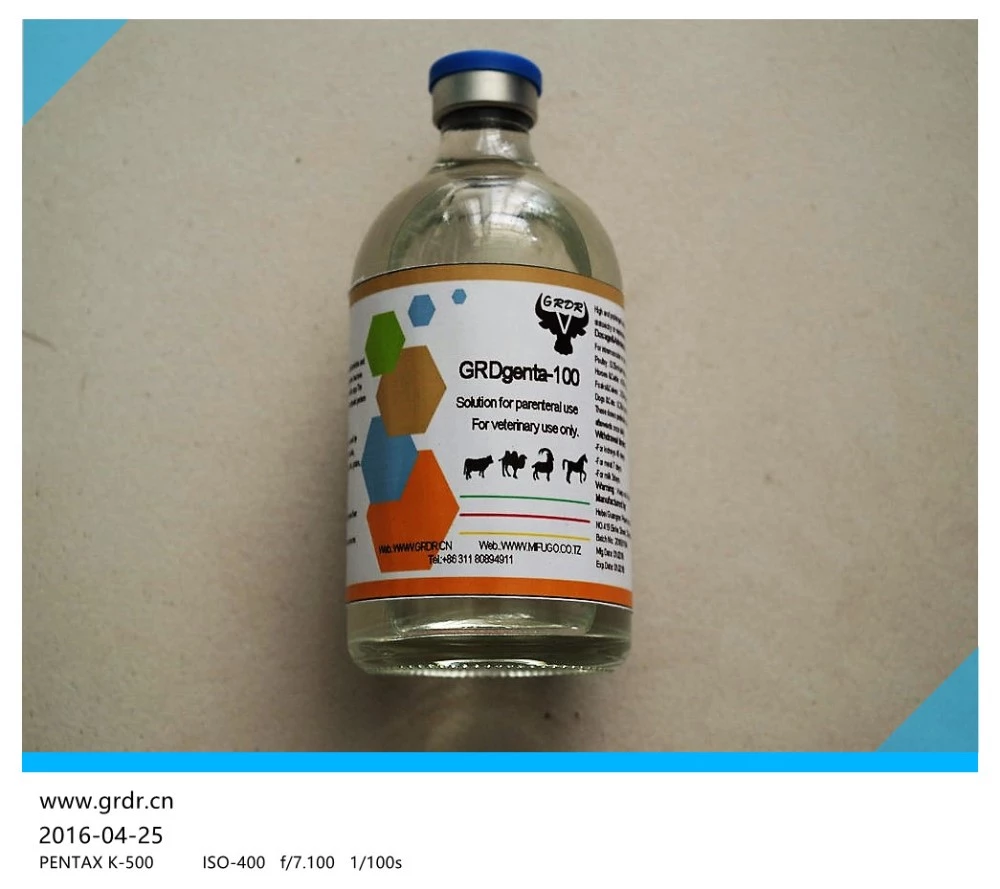 10% Gentamycin Sulfate Injection for Cattle 