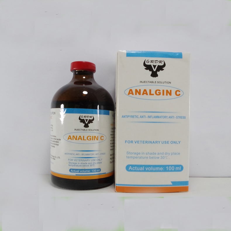 Analgin + Vitamin C injection high quality veterinary medicine 
