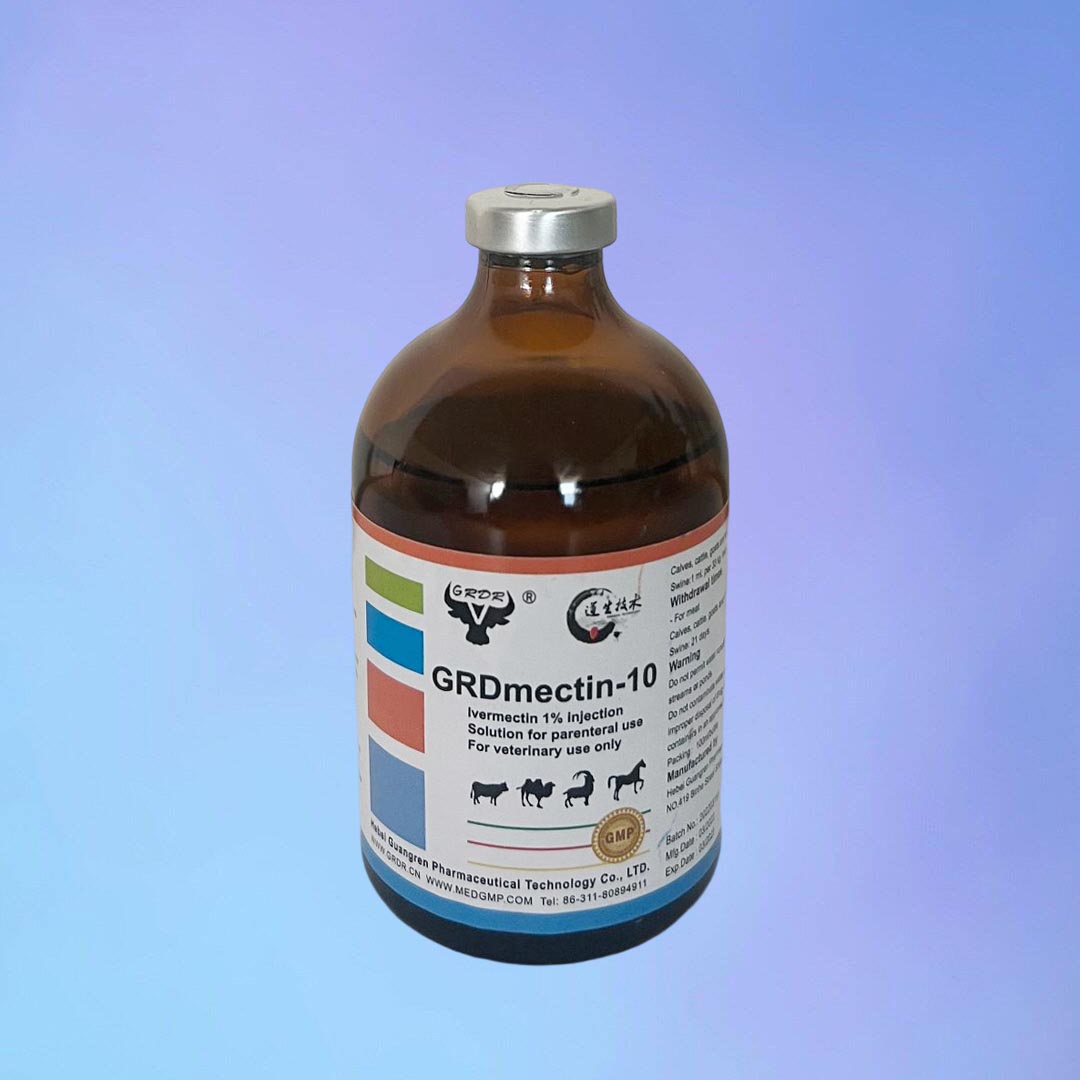 Ivermectin 1% injection solution for parenteral use.  For veterinary use only 