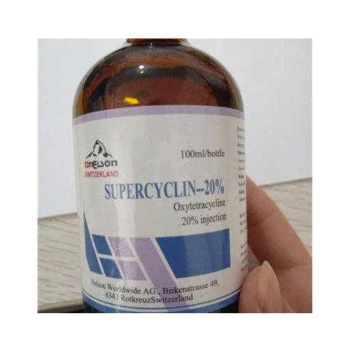 The Good Quality Supercyclin 20% Oxytetracycline 20% Injection 500ml for Animal Use