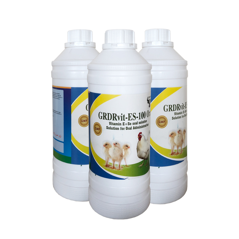 GRDR manufacture supply multivitamin Vitamin E+Selenium oral liquid for Poultry use