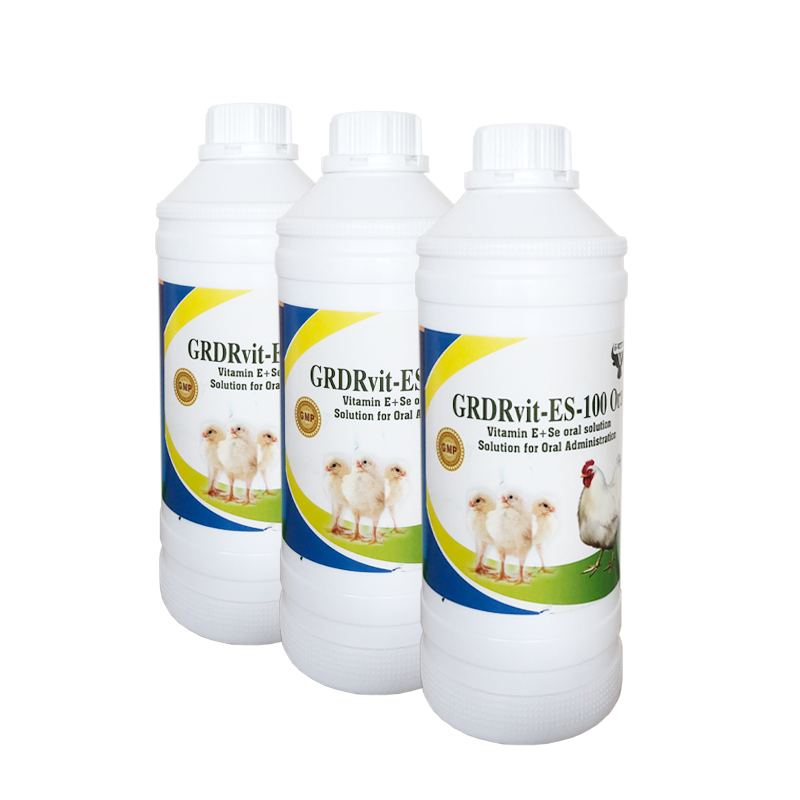 GRDR manufacture supply multivitamin Vitamin E+Selenium oral liquid for Poultry use
