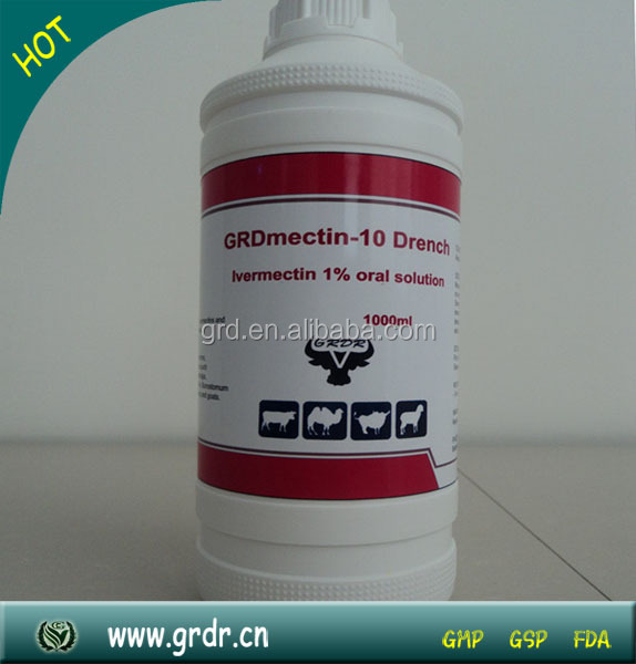 horse Medicine 1% Ivermectin Oral Liquid for livestock
